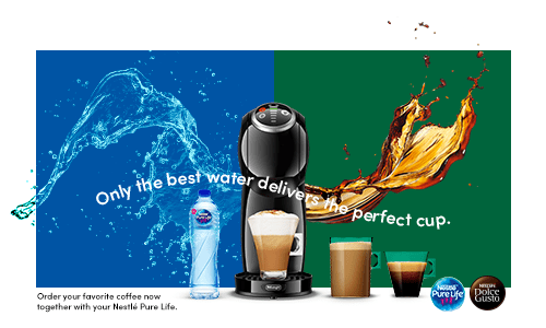 Order the best quality water and coffee